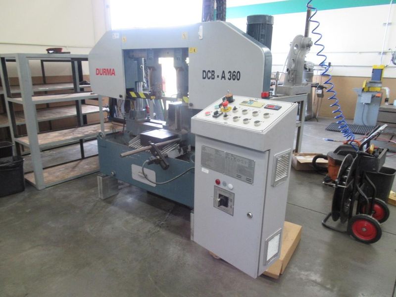 Durma DCB-A360 Dual Column Automatic Horizontal Band Saw- Auction Item