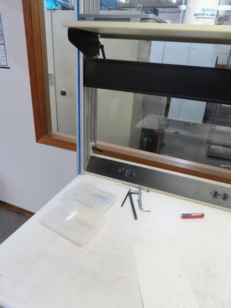 Adjustable Work Bench and Light w Power Strip- Auction Item