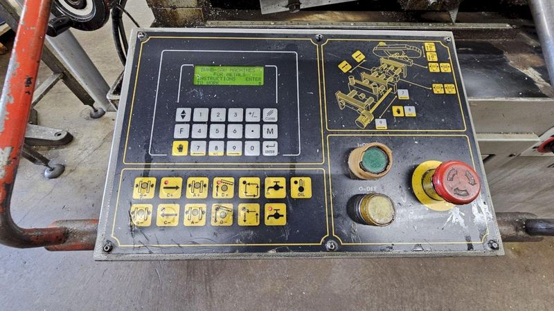10" x 12" FMB JUPITER AUTOMATIC 60 DEGREE MITRE HORIZONTAL BANDSAW 1998: STOCK #23631