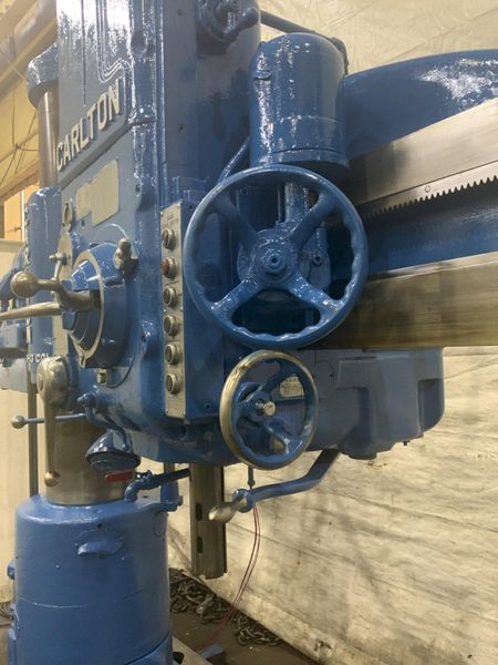 4' X 13" CARLTON RADIAL ARM DRILL: STOCK #80736