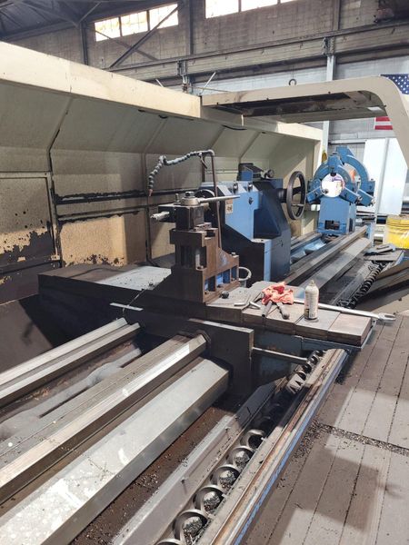 50" x 200" Kingston LD50-200 CNC Hollow Spindle CNC Lathe