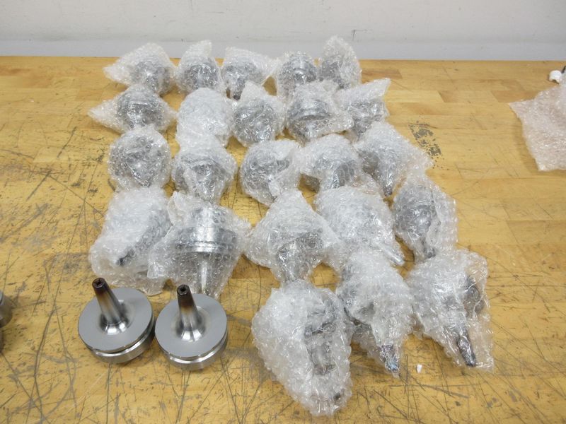 Haimer HSK32 & 63 Shrink Fit Tool Holders, (8 pc) E32.140.03 Dia 3mm x 60, (25 pc) F63.140.03 Dia 3mm x 80, **Used**- Auction Item