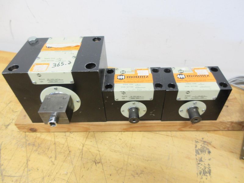 Mountz ETA Mark V Digital Torque Readout Unit and Torque Transducers 1-10, 10-100 & 50-500 Ft Lbs- Auction Item