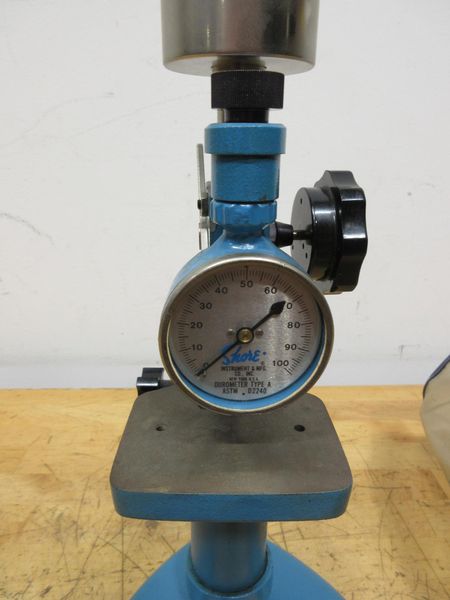 Shore Instrument and Manufacturing Co., Bench Top Durometer Type A, ASTM D2240, Graduations for 0-100 Durometer- Auction Item