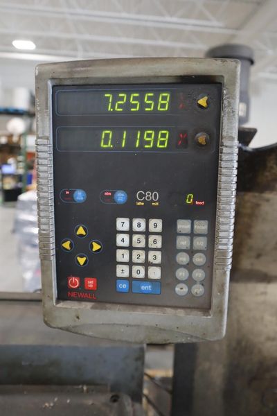 Cincinnati Tray Top 12-12" x 36" Engine Lathe, Geared Head, 1,800 RPM, 2 Axis DRO- Auction Item