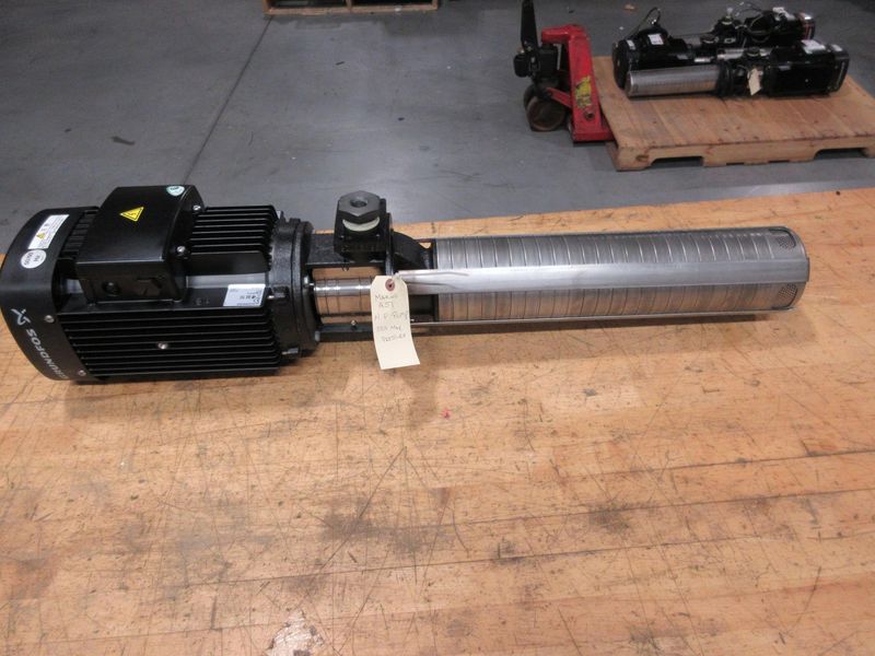 Grundfos MG100LC2-2828FT130-H3, Makino A51 HP Coolant Pump, 500 PSI Max, ***New Never Hooked Up***- Auction Item
