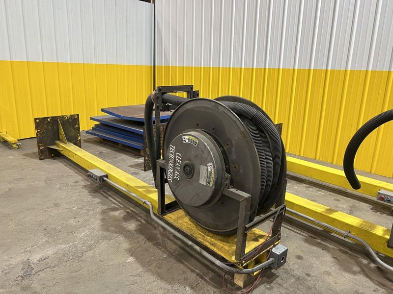 40 HP x 4 STATION CLEAN AIR TECHNOLOGIES / EUROVAC INDUSTRIAL TRANSIT & BUS CENTRAL VACUUM SYSTE