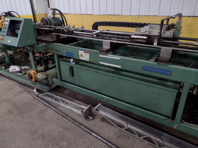 BURR OAK MODEL #VBHB RETURN TUBE BENDER & MODEL #MTCO STRAIGHTENER FEEDER: STOCK #15868