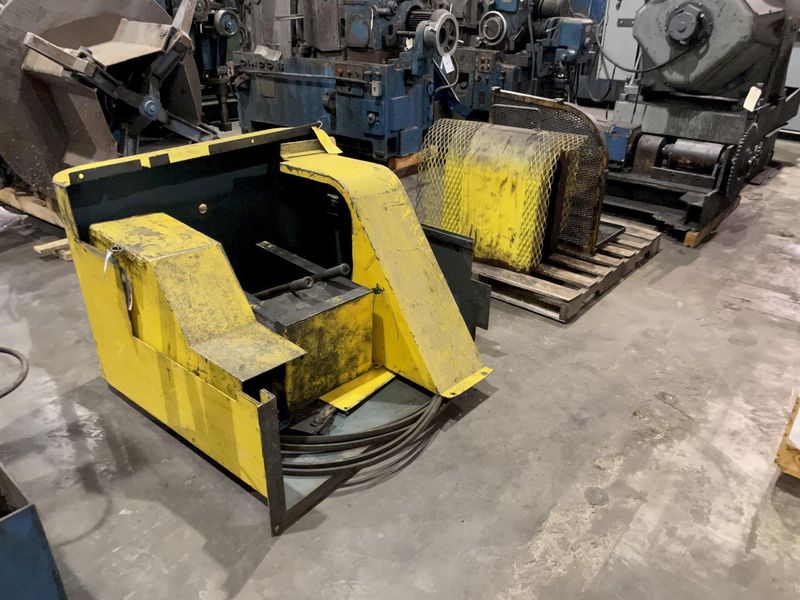 50,000 LBS x 38' VAUGHN DOUBLE PULL/ SINGLE CHAIN DRAW BENCH: STOCK #13578