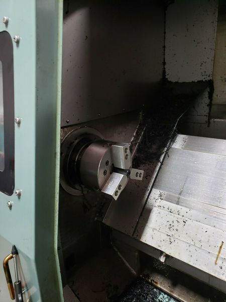 Mori Seiki SL-3A CNC Lathe Yasnac LX2 Chip Conveyor Tailstock