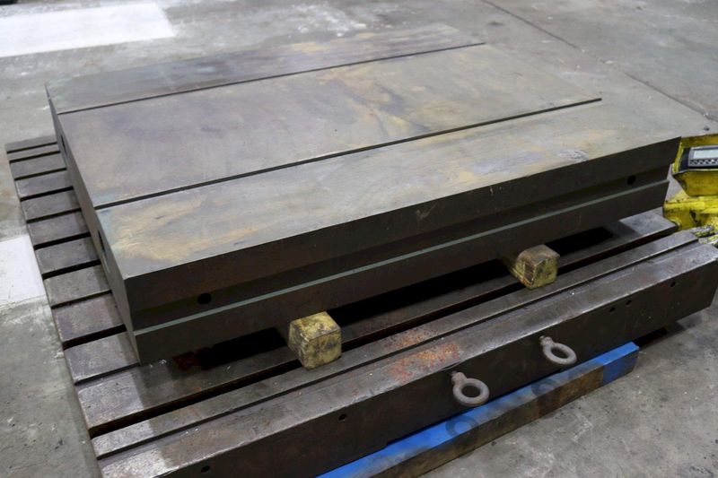 48' X 60' X 8-3/4' CAST IRON LAYOUT PLATE:   STOCK #4511