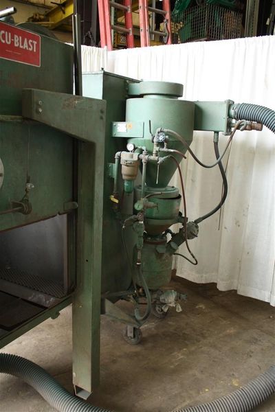 48' x 36' VACU BLAST BLASTING CABINET: STOCK #50990