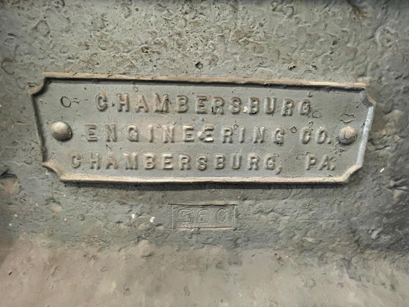250 TON CHAMBERSBURG WHEEL PRESS: STOCK #57698