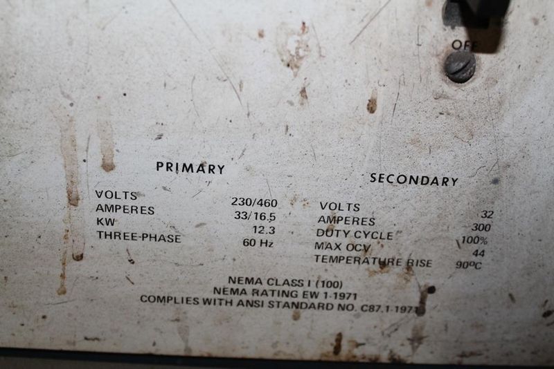 300 AMP MILLER WELDER: STOCK #62287