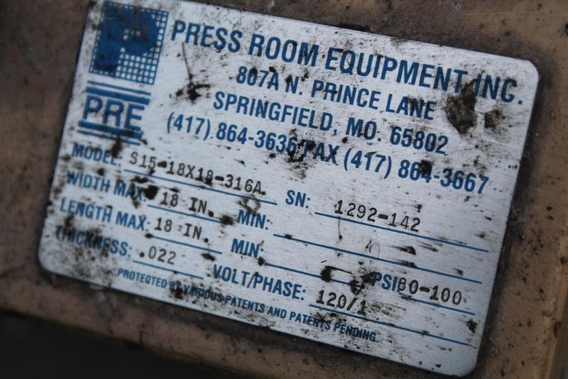 PRE SHEET METAL FEED W/O SHEAR: STOCK #63466