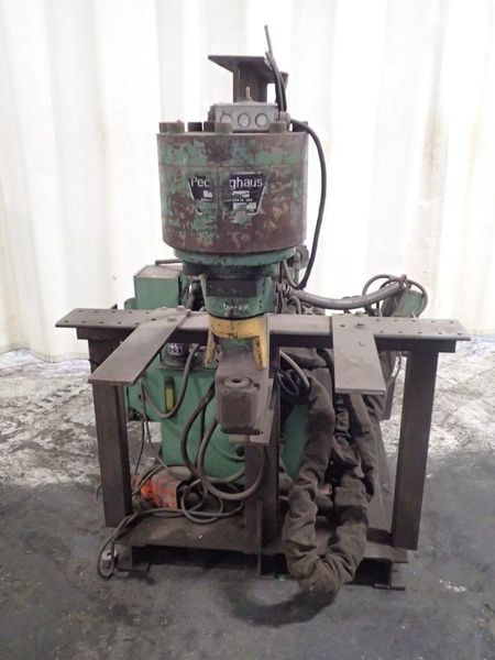 60 TON PEDDINGHAUS HYDRAULIC WEBB & FLANGE PUNCH: STOCK: 66282