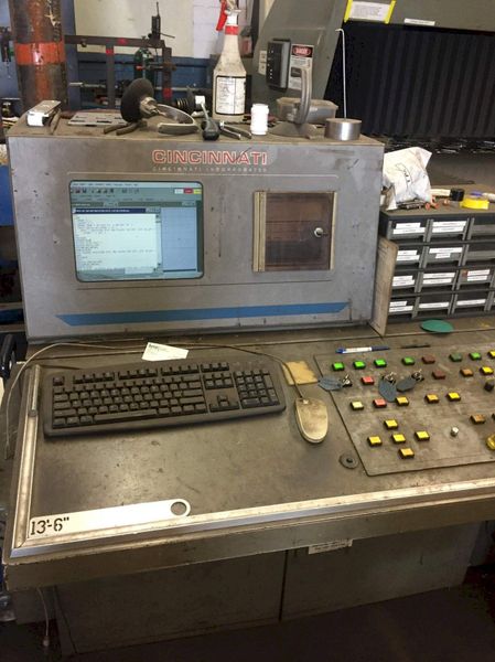 2500 WATT CINCINNATI #CL707 5X10 CNC SHEET LASER: STOCK #71526