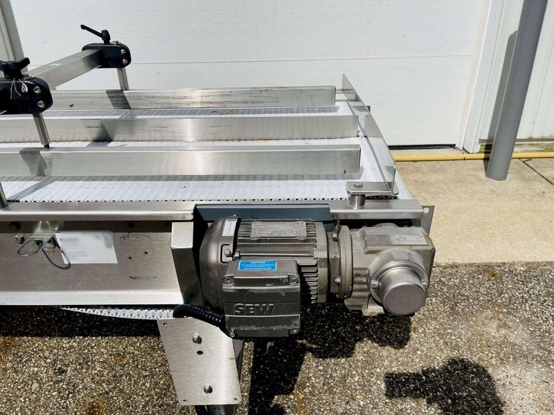 KleenLine 14.5ft Dual Belt Stainless Steel Flat Conveyor