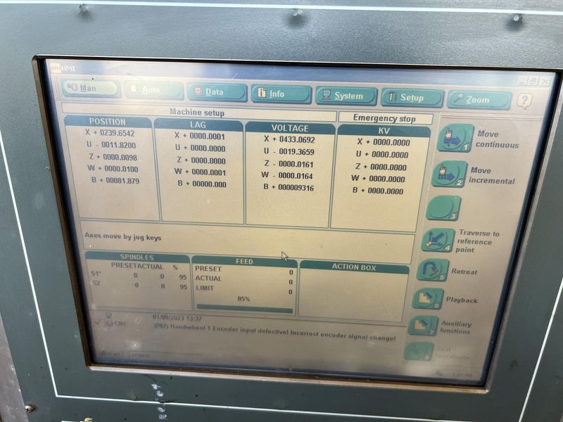 Used, 4th Axis Tubular Counterbore and Drilling Machine