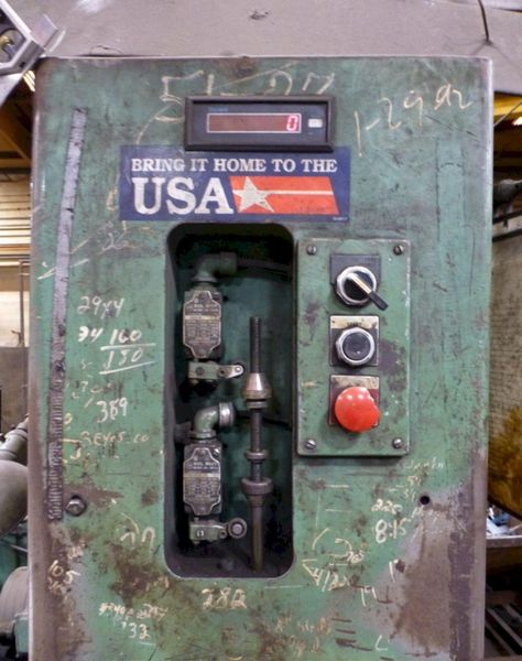 10' X 10' PEDDINGHAUS 4 POST HYDRAULIC ANGLE SHEAR: STOCK #73302