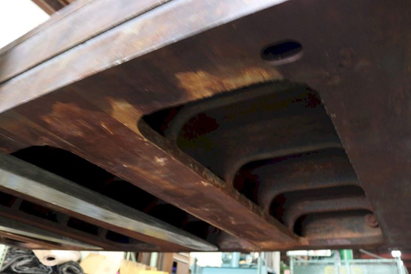 120' X 60' WIDE X 12' THICK T SLOTTED FLOOR PLATE; STOCK #73252