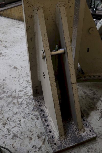 PAIR - 18" X 48" X 30" CUSTOM DRILLED  ANGLE PLATES: STOCK #73099