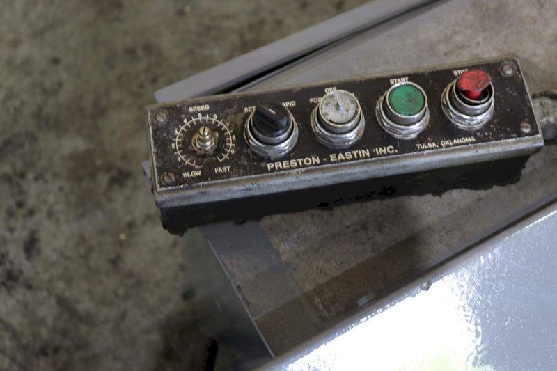 30,000 LBS PRESTON EASTON POWER TANK TURNING ROLLS: STOCK #73085