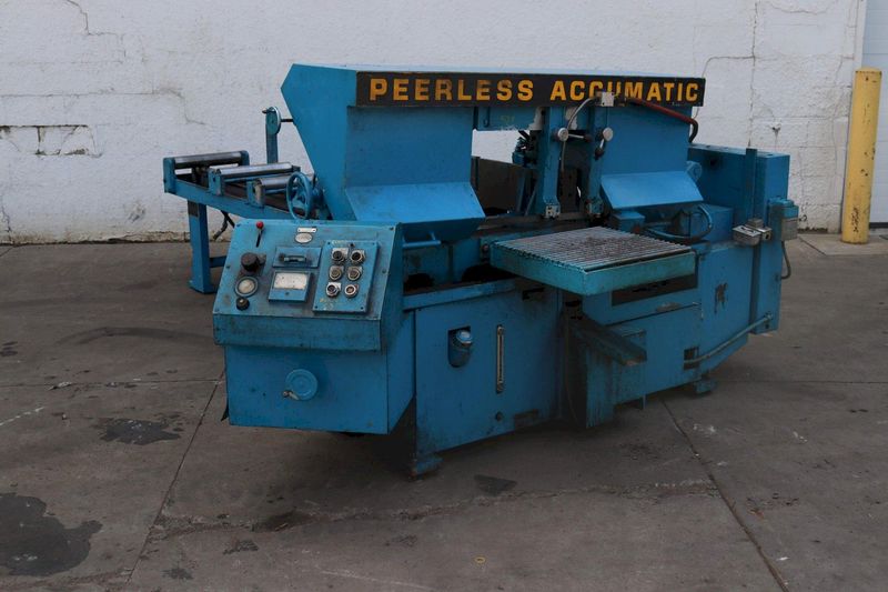 12" X 16" PEERLESS MODEL #1400 HORIZONTAL BAND SAW: STOCK #72937