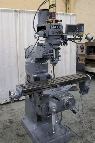 1-1/2 HP MAXMILL VERTICAL RAM TYPE MILL: STOCK #72641