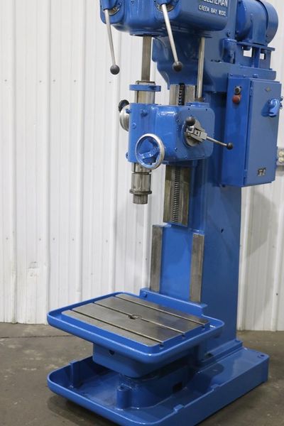 25 CLEEREMAN SINGLE SPINDLE BOX COLUMN DRILL: STOCK #72185