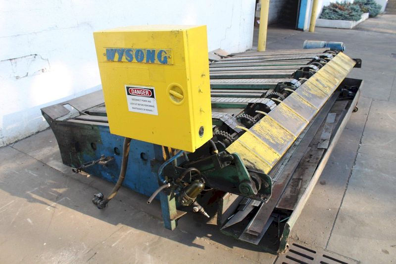 10' WYSONG SHEAR SHEET CONVEYOR: STOCK #72182