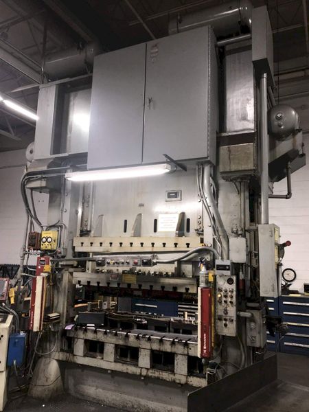 300 TON MINSTER E2-300 STRAIGHT SIDE DOUBLE CRANK PRESS: STOCK #71992