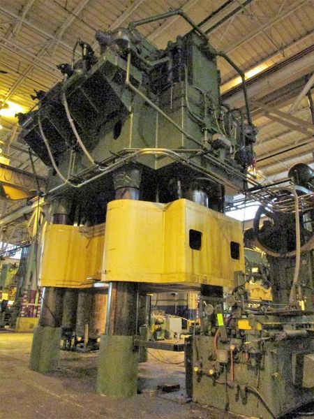 5,000 TON BLISS SINGLE POINT 4-POST HYDRAULIC PRESS: STOCK #71573