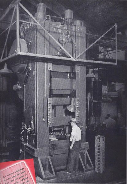 1200 TON MINSTER KNUCKLE JOINT PRESS: STOCK #71516