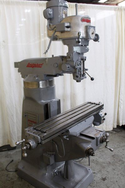 1-1/2 HP BRIDGEPORT VERTICAL MILL: STOCK #71536