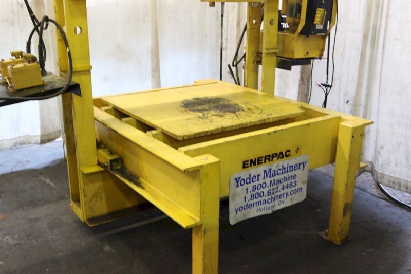 50 TON ENERPAC TRAVELING FRAME H-FRAME PRESS: STOCK #68436