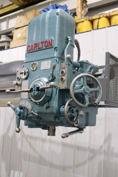 5' X 11" CARLTON RADIAL DRILL: STOCK #66828