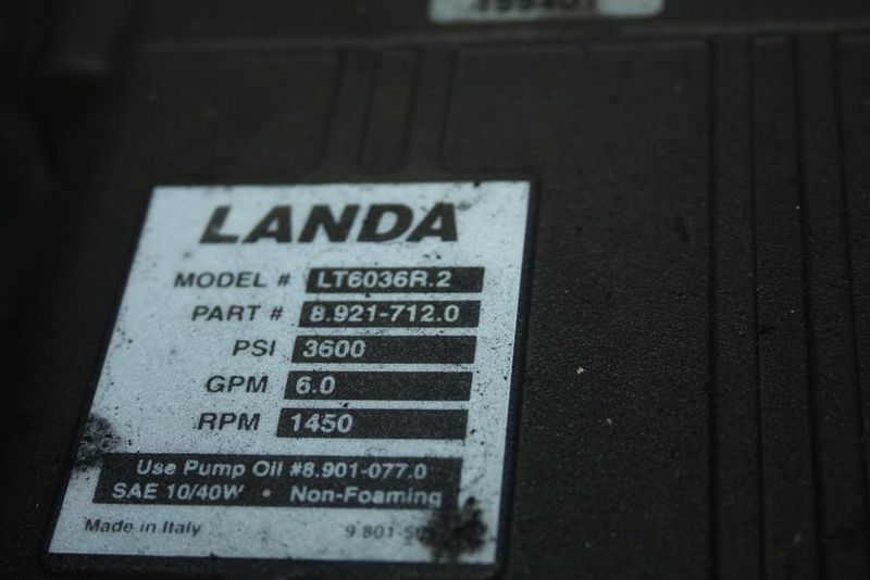 CL-600D LANDA PLATINUM SERIES GAS PRESSURE WASHER, STOCK # 65316