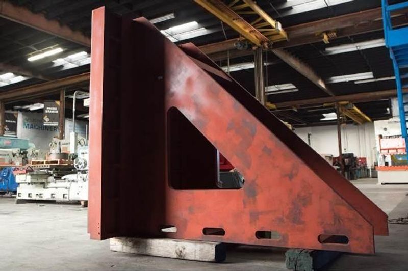 72" W X 89" H X 95" T & S ANGLE PLATE: STOCK #64379
