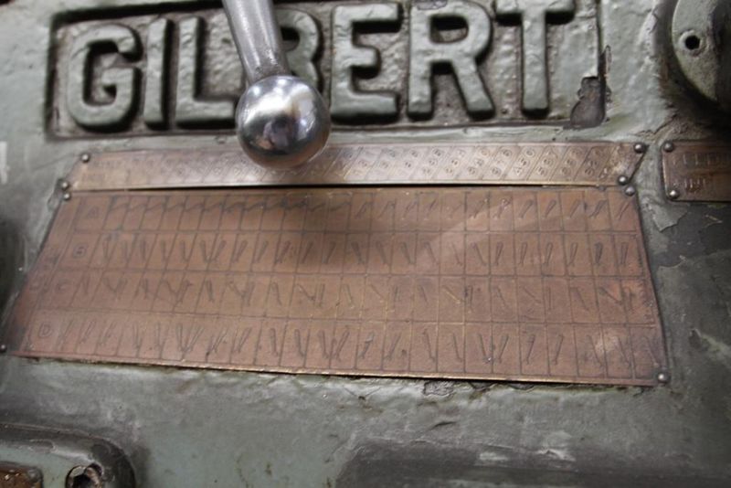 3.5" CINCINNATI GILBERT BORING MILL: STOCK #64428