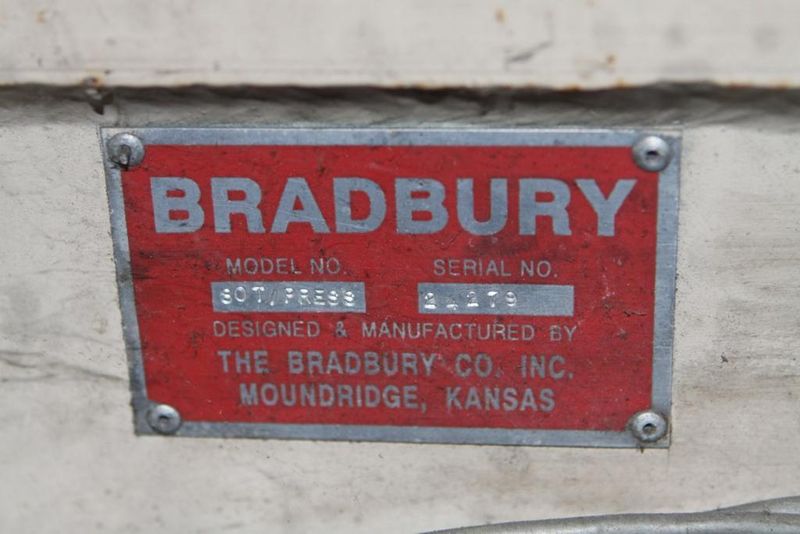 80 TON BRADBURY 4 POST MECHANICAL CUTOFF/PREPUNCH PRESS: STOCK #63798
