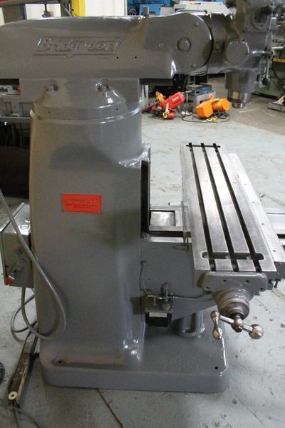 2HP BRIDGEPORT VERTICAL RAM TYPE MILL: STOCK #63449