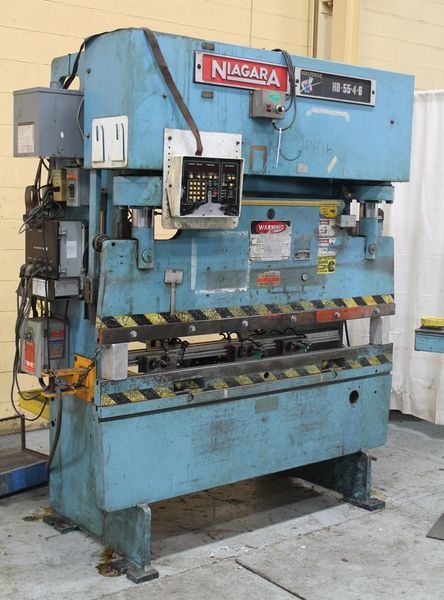 55 TON X 6' NIAGARA HYDRAULIC PRESS BRAKE: STOCK #61950