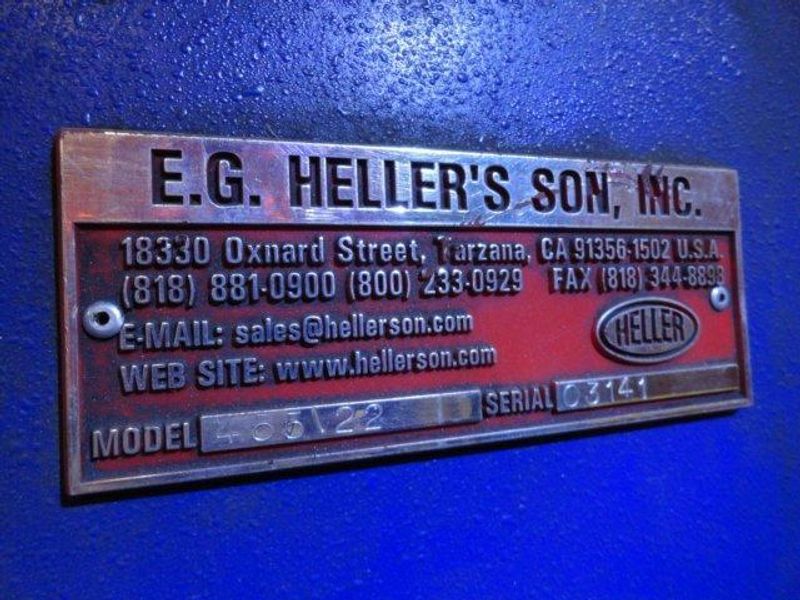 18' x 7/8' HELLER 4 ROLL CNC PLATE BENDING ROLL: STOCK 61938