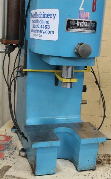 15 TON AIR HYDRAULICS C-FRAME PRESS: STOCK #63783