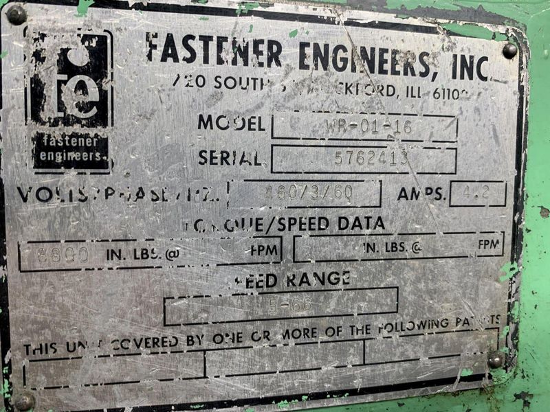 3/16" Fastener Engineers WR-01-16 Wire Drawer