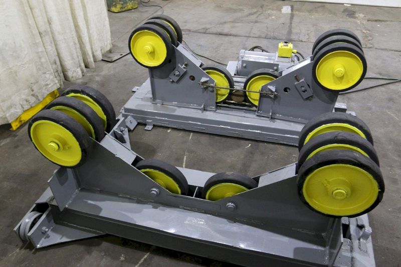 8000 LB PANDJIRIS MODEL #TANKER 80 POWERED TANK ROLLS: STOCK #70338
