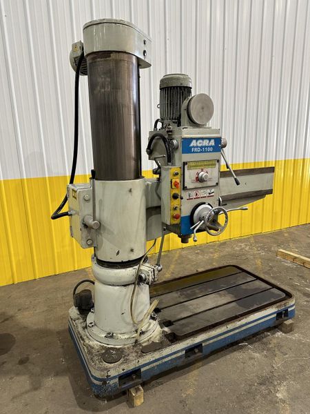 3' X 11" ACRA MODEL #FRD-1100 RADIAL DRILL: STOCK #19811