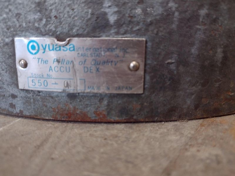 12" YUASA TYPE 550 HORIZONTAL & VERTICAL ROTARY TABLE: STOCK 19680
