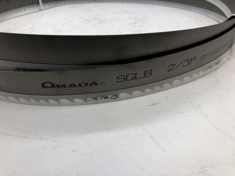 (7) 1-1/4" x .042" AMADA M-42 HSS BANDSAW BLADES: STOCK # 18378